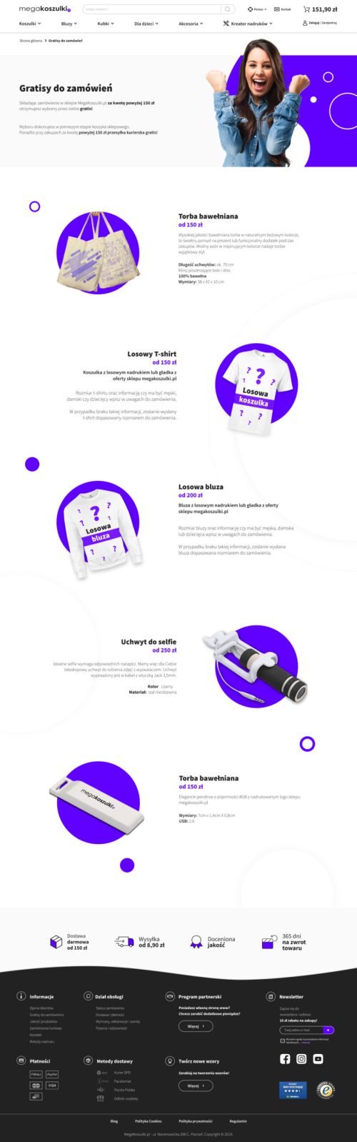 Gratisy do zamówień