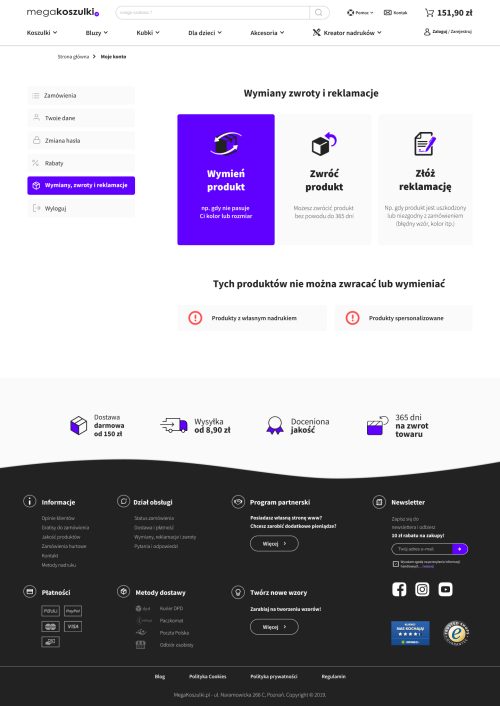 User Panel - Returns